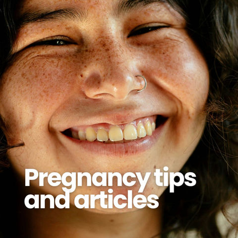 Women smiling